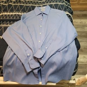 Blue button up